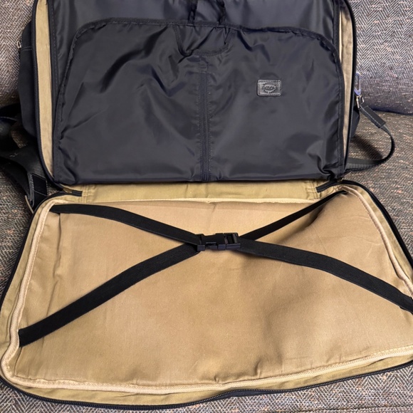 Men's Boconi Overnighter Garmet Bag - Dark Chocolate Brown (Pre Owned) - Picture 7 of 16